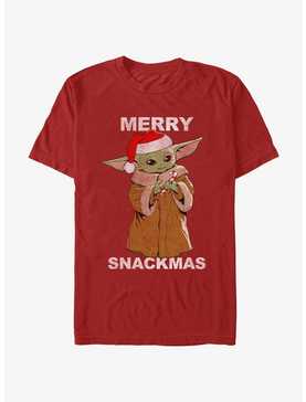 Star Wars The Mandalorian Grogu Merry Snackmas T-Shirt, , hi-res