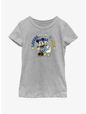 Disney Mickey Mouse Latkes Light & Love Minnie and Daisy Youth Girls T-Shirt, , hi-res