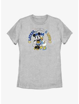 Disney Mickey Mouse Latkes Light & Love Minnie and Daisy Womens T-Shirt, , hi-res