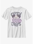 Disney Mickey Mouse Cozy Days Hot Cocoa Youth T-Shirt, WHITE, hi-res