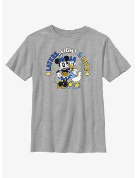 Disney Mickey Mouse Latkes Light & Love Minnie and Daisy Youth T-Shirt, , hi-res
