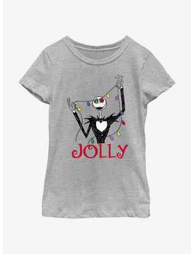 Disney The Nightmare Before Christmas Jack Jolly Lights Youth Girls T-Shirt, , hi-res