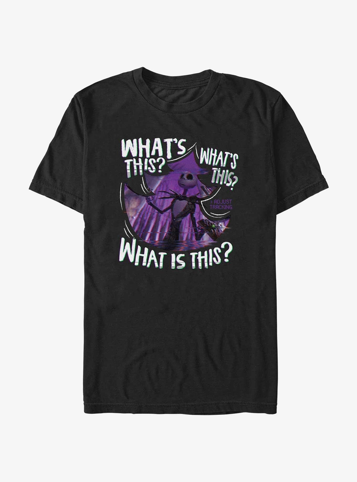 Disney The Nightmare Before Christmas Jack Skellington What's This? T-Shirt, BLACK, hi-res