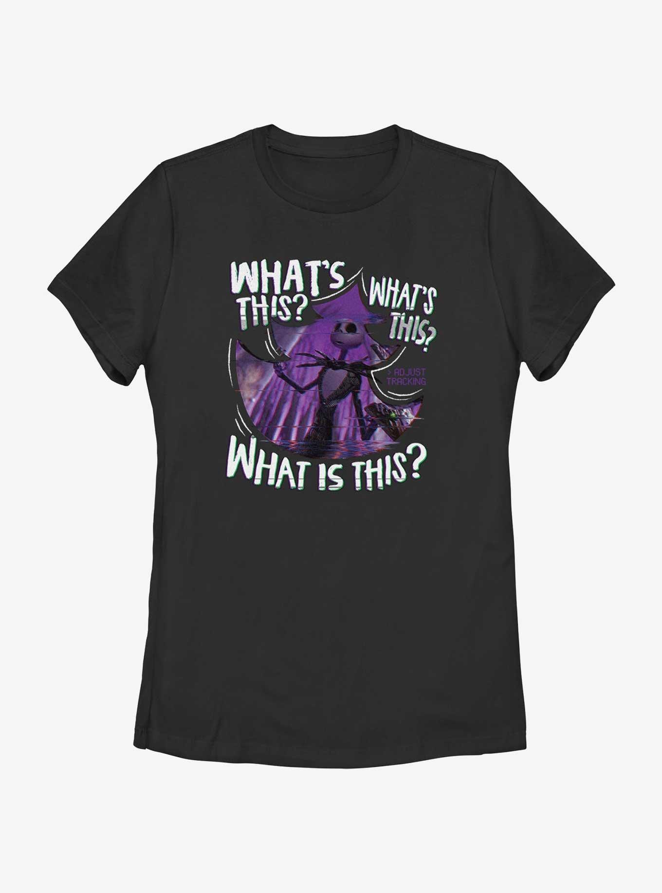 Disney The Nightmare Before Christmas Jack Skellington What's This? Womens T-Shirt, BLACK, hi-res