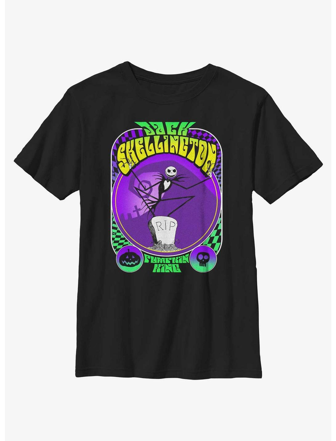 Disney The Nightmare Before Christmas Jack Skellington Gig Youth T-Shirt, BLACK, hi-res