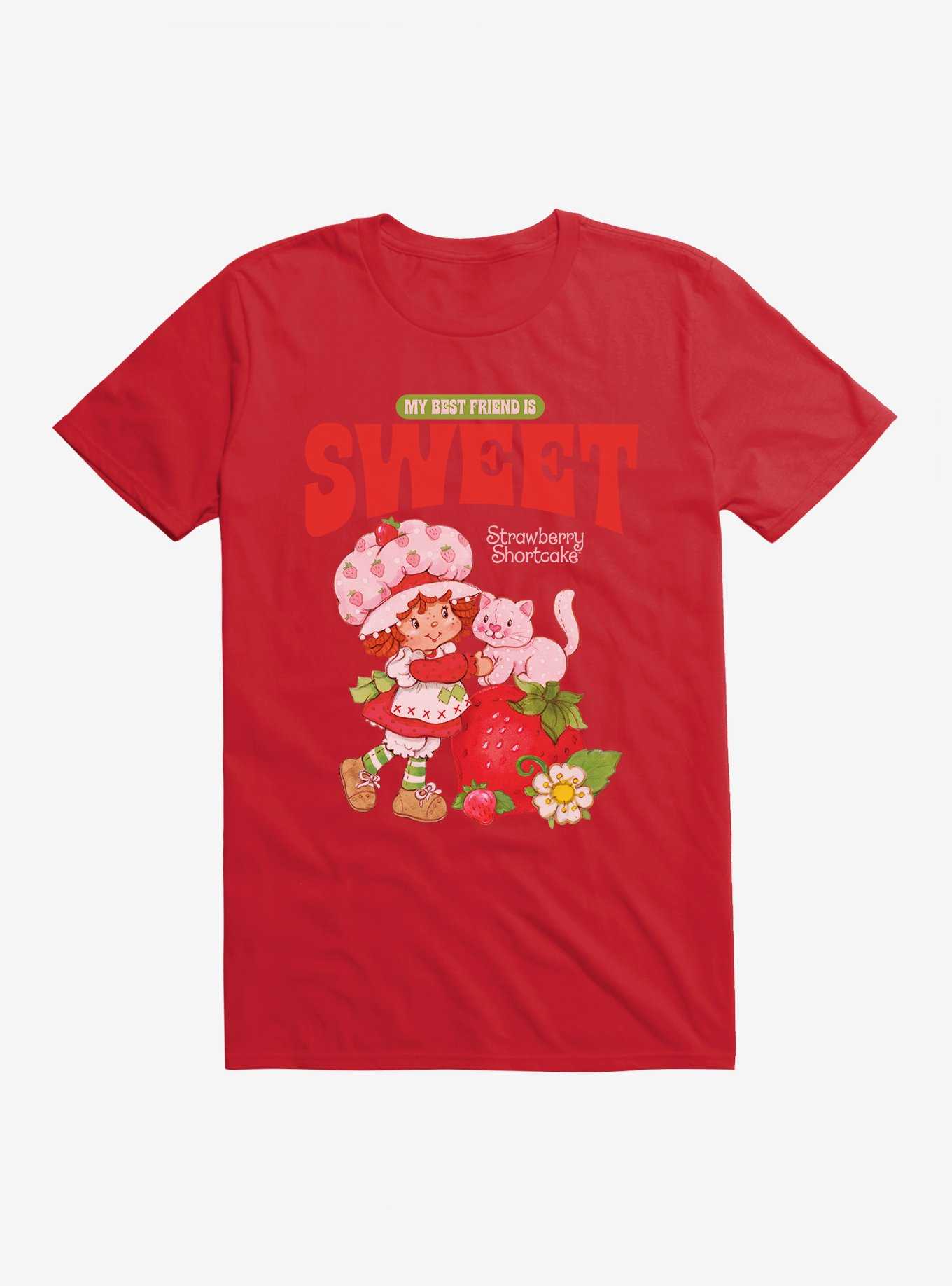 Strawberry Shortcake & Custard Vintage My Best Friend Is Sweet T-Shirt, , hi-res