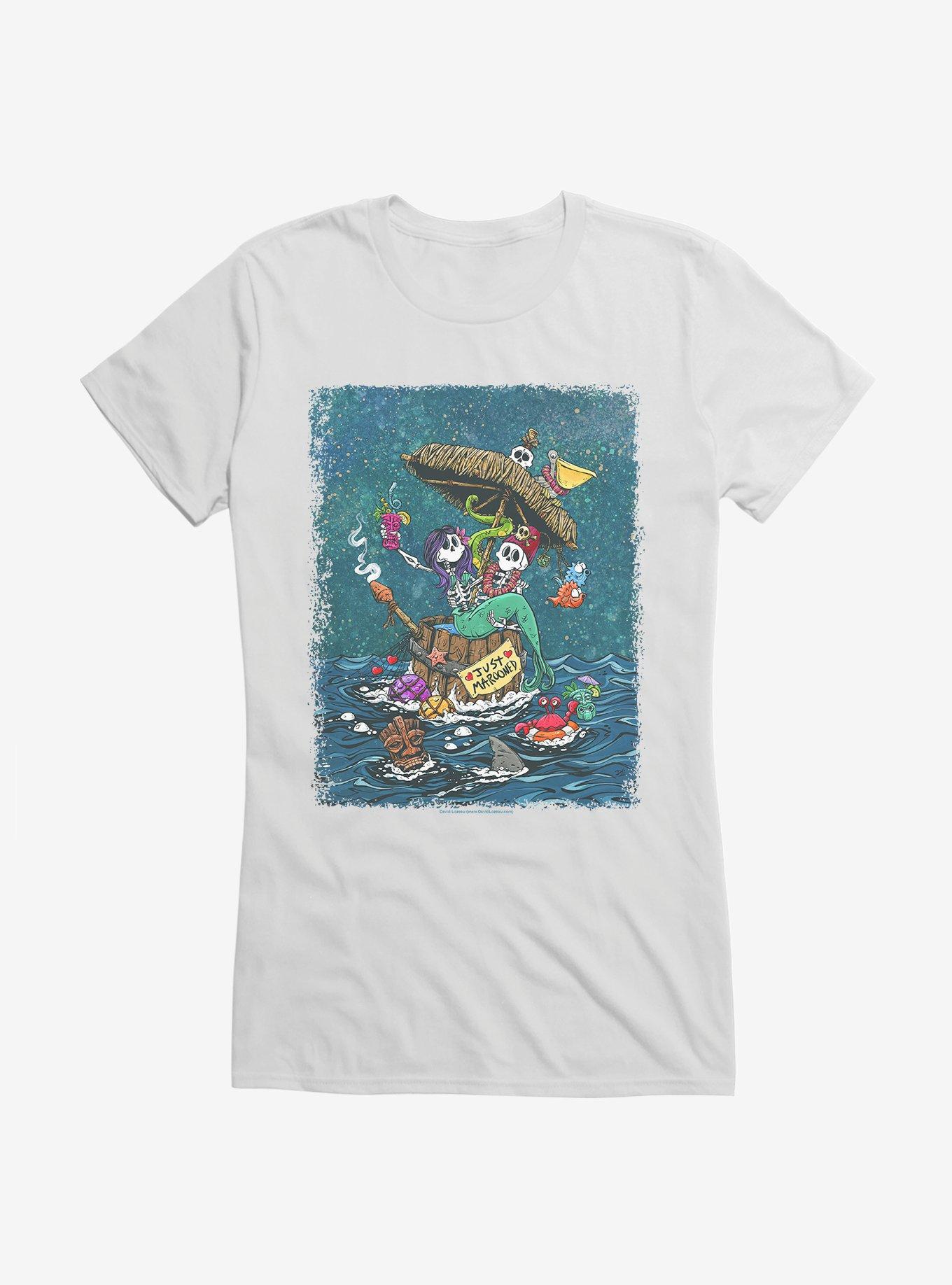 Just Marooned Girls T-Shirt by David Lozeau, , hi-res