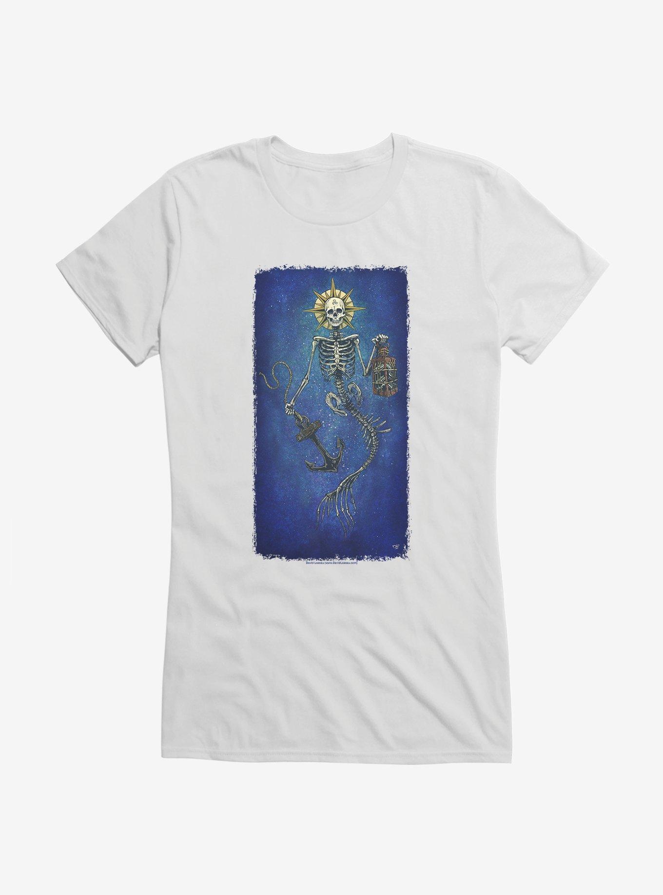 Lighting The Way Girls T-Shirt by David Lozeau