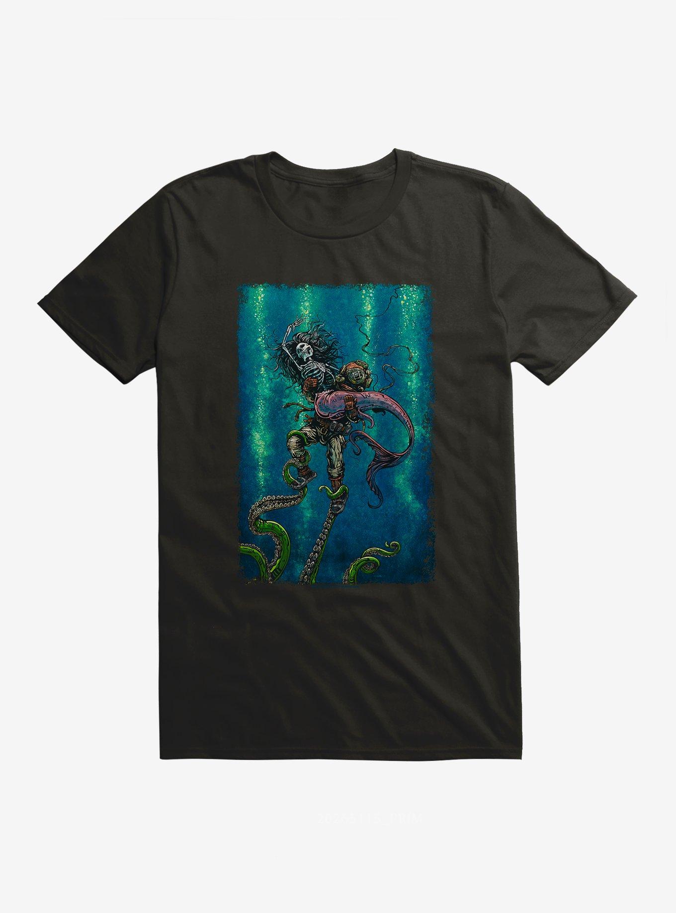 THRDLESS Catch Or Release T-Shirt by David Lozeau