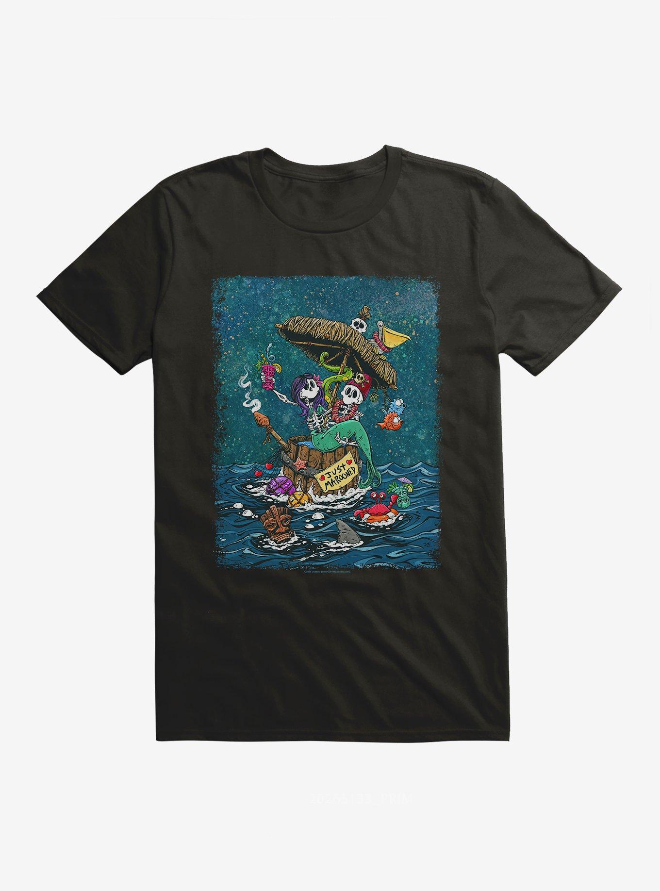 Just Marooned T-Shirt by David Lozeau