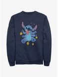 Disney Lilo & Stitch Hanukkah Spinning Dreidels Sweatshirt, NAVY, hi-res