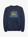 Disney Lilo & Stitch Hanukkah Love You A Latke Sweatshirt, NAVY, hi-res