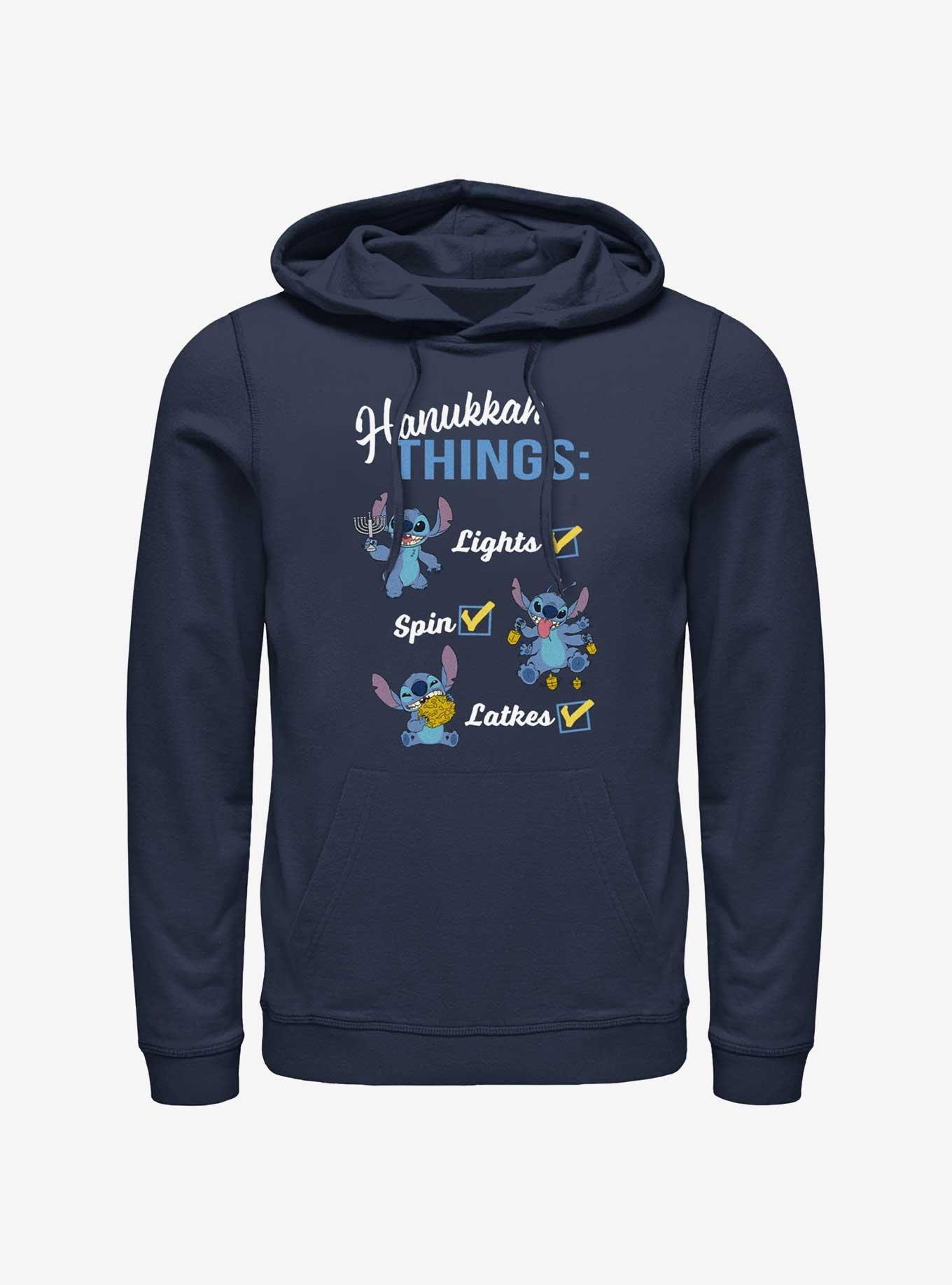 Disney Lilo & Stitch Hanukkah List Hoodie, , hi-res