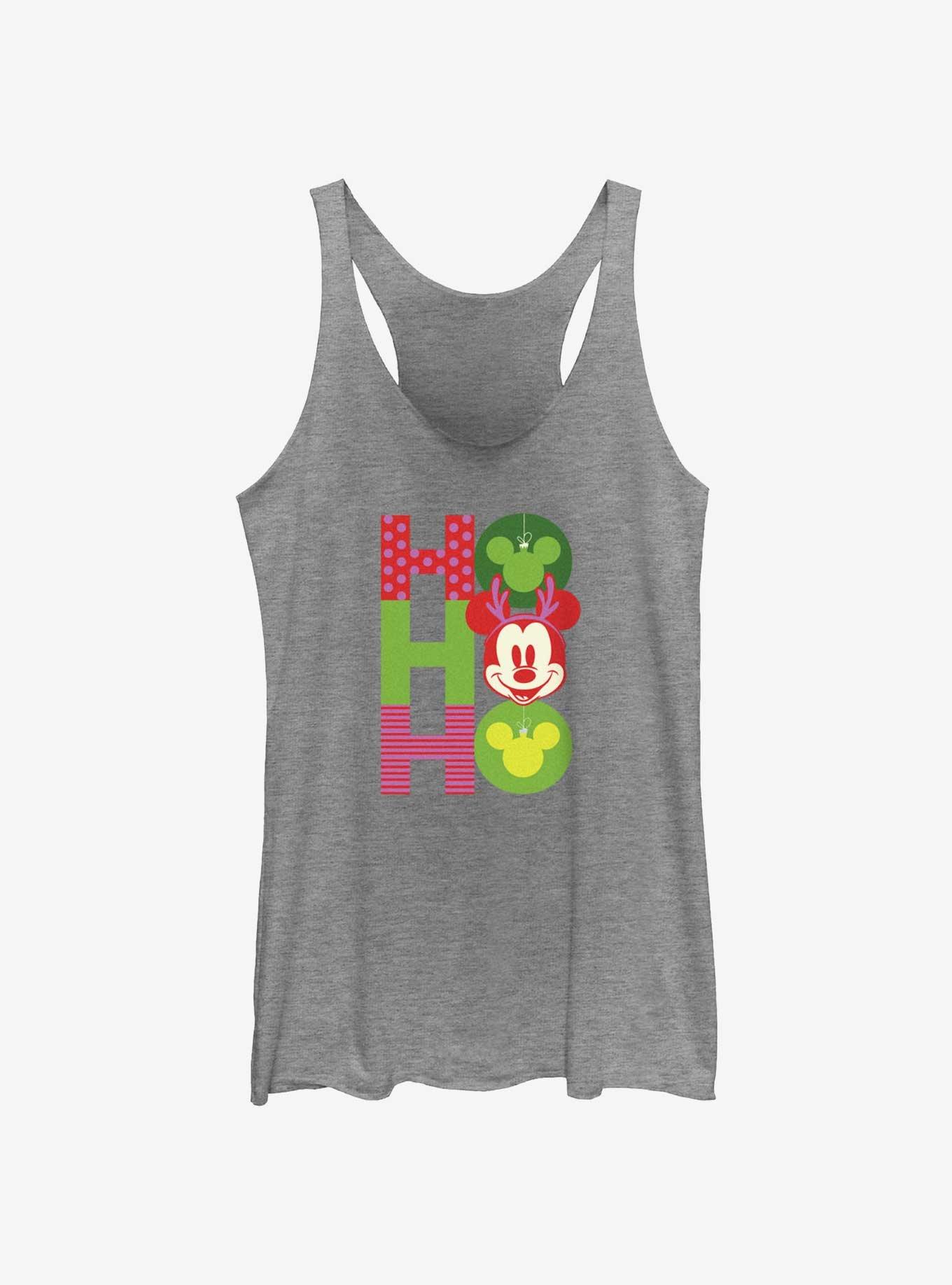 Disney Mickey Mouse Ho Ho Ho Ornaments Womens Tank Top, , hi-res