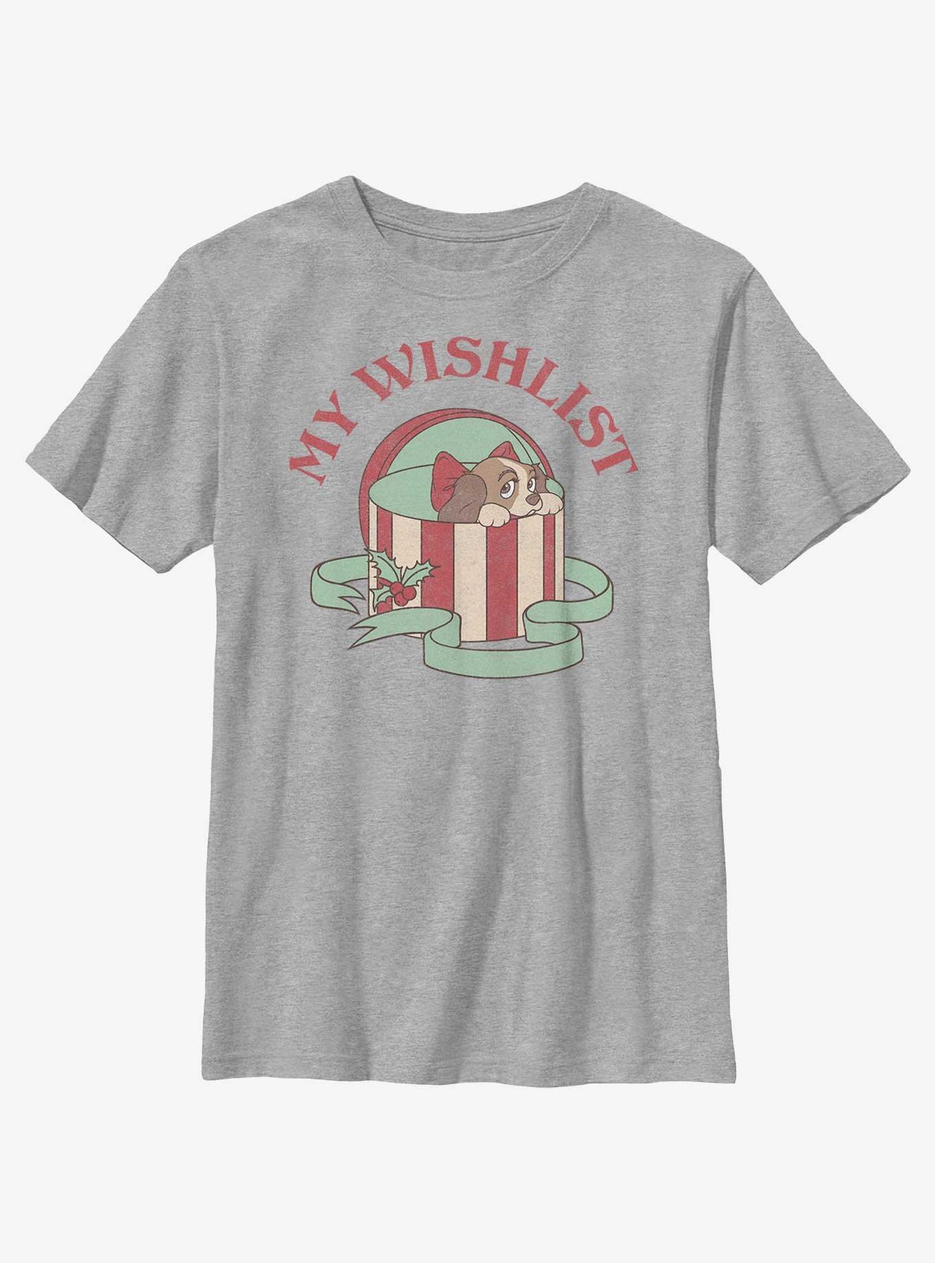 Disney Lady and the Tramp My Wishlist Youth T-Shirt, , hi-res