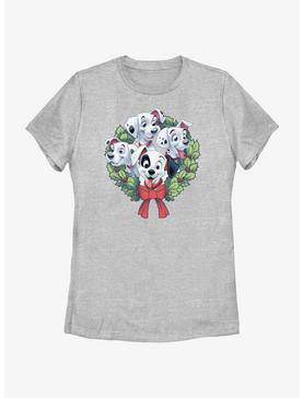 Disney 101 Dalmatians Puppy Christmas Wreath Womens T-Shirt, , hi-res