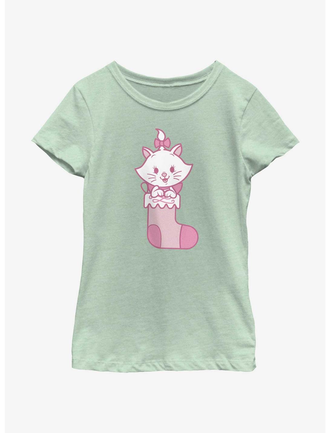 Disney The Aristocats Marie Stocking Youth Girls T-Shirt, MINT, hi-res