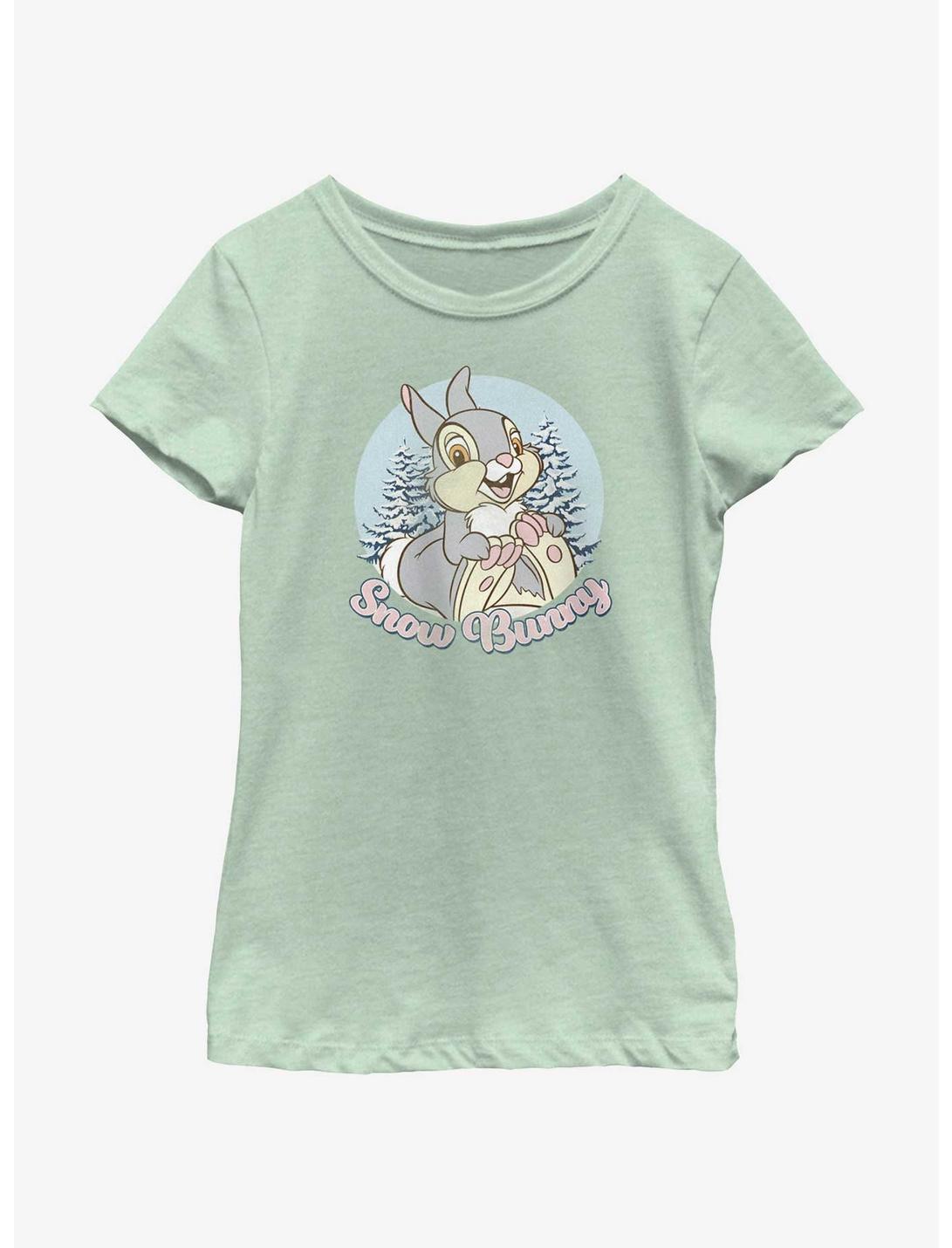 Disney Bambi Snow Bunny Thumper Youth Girls T-Shirt, MINT, hi-res