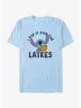 Disney Lilo & Stitch Did It For Hanukkah Latkes T-Shirt, LT BLUE, hi-res