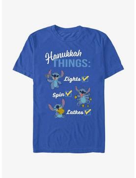 Disney Lilo & Stitch Hanukkah List T-Shirt, , hi-res