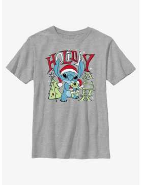 Disney Lilo & Stitch Holiday Aloha Youth T-Shirt, , hi-res
