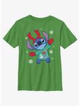 Disney Lilo & Stitch Reindeer Stitch Youth T-Shirt, KELLY, hi-res