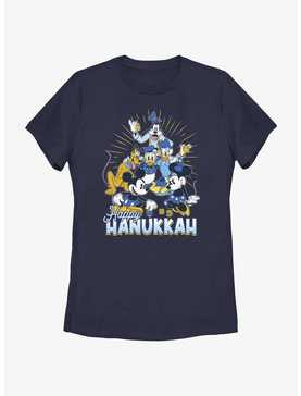 Disney Mickey Mouse Happy Hanukkah Friends Womens T-Shirt, , hi-res