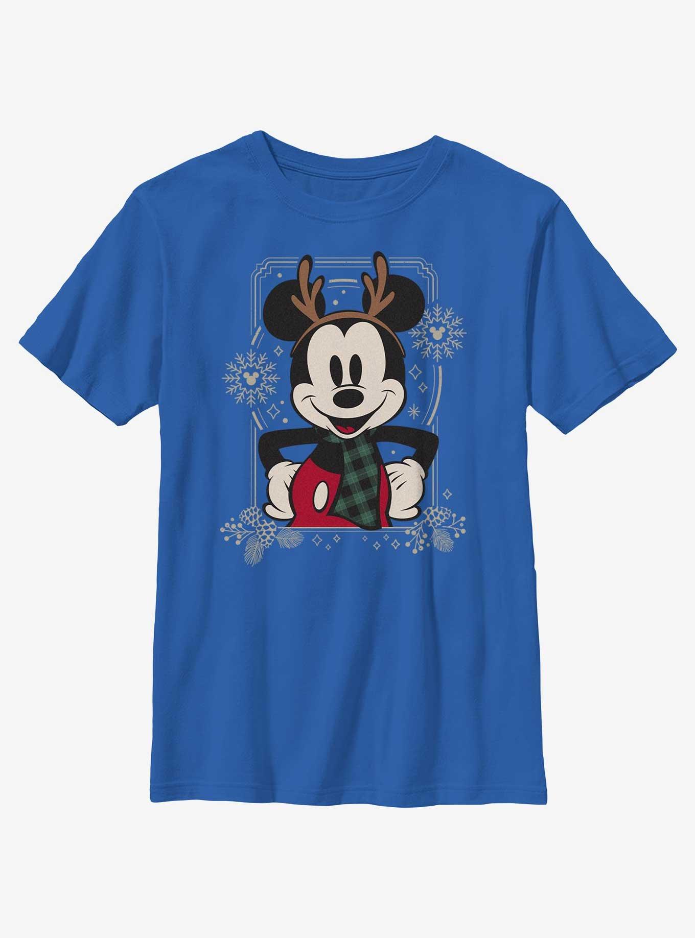 Disney Mickey Mouse Winter Ready Youth T-Shirt, ROYAL, hi-res