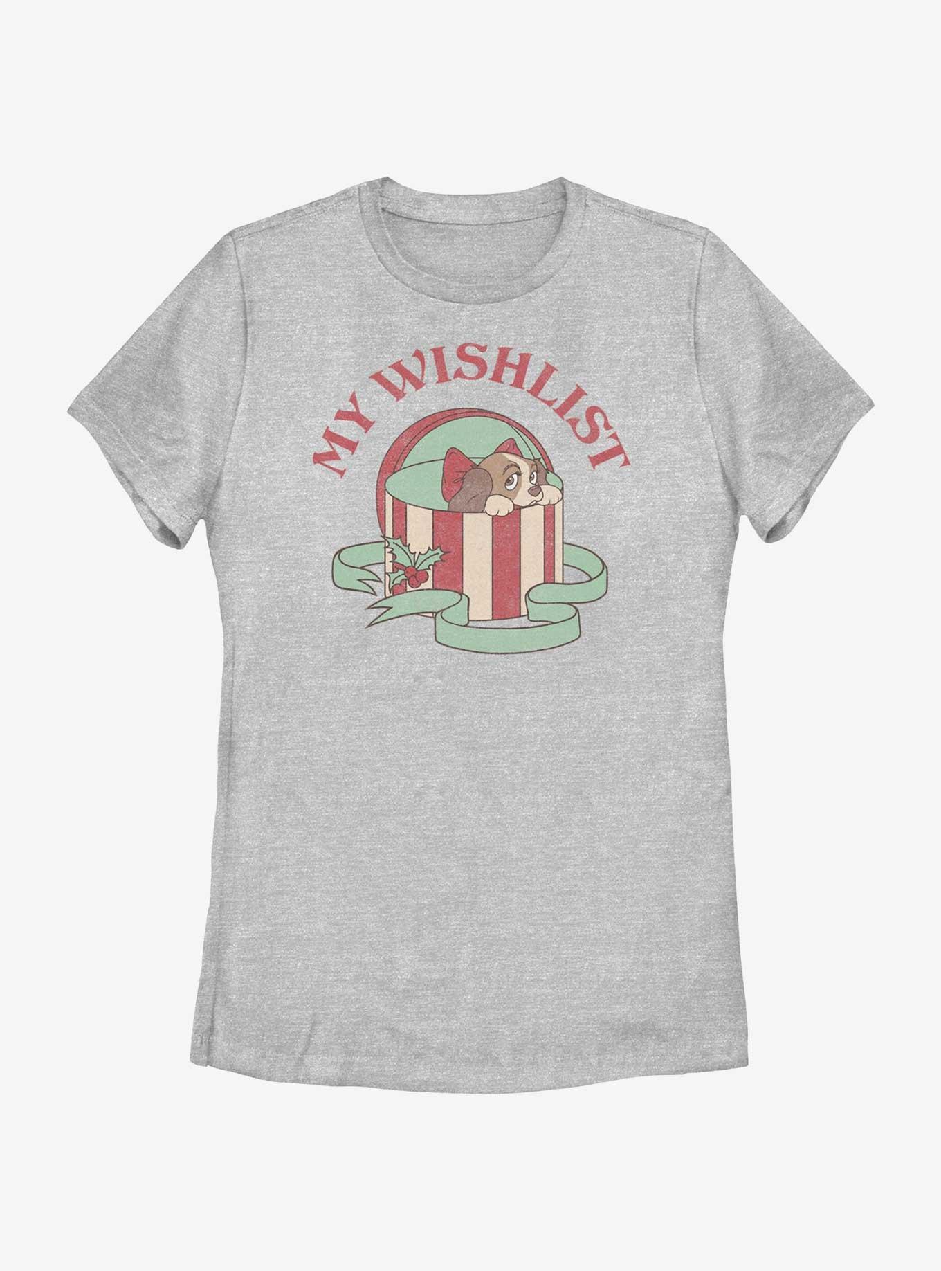 Disney Lady and the Tramp My Wishlist Womens T-Shirt, , hi-res