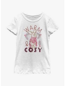Disney Winnie The Pooh Piglet Warm and Cosy Youth Girls T-Shirt, , hi-res