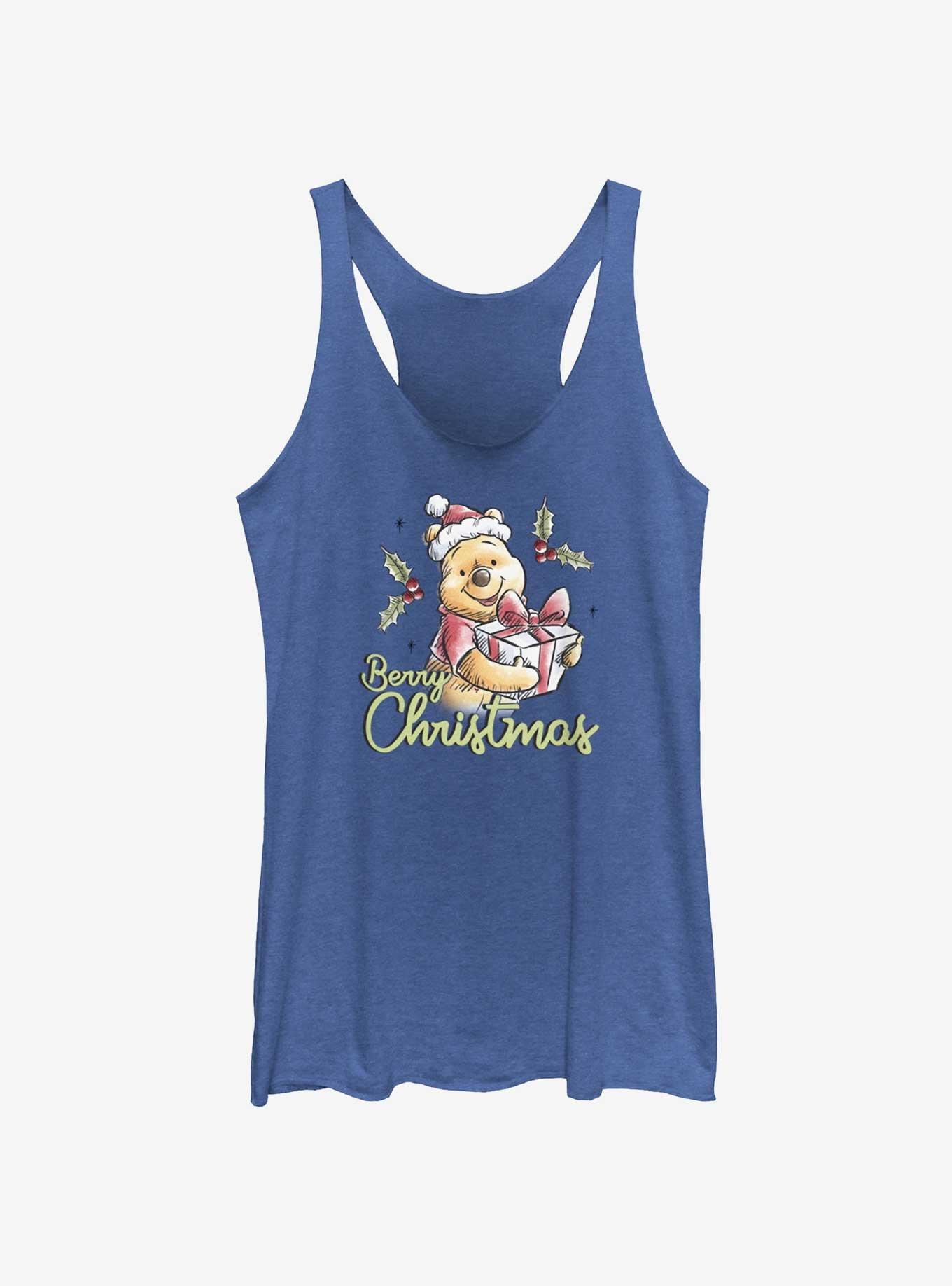 Disney Winnie The Pooh Berry Christmas Womens Tank Top, ROY HTR, hi-res