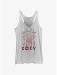 Disney Winnie The Pooh Piglet Warm and Cosy Womens Tank Top, WHITE HTR, hi-res