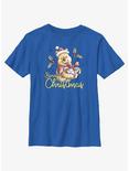Disney Winnie The Pooh Berry Christmas Youth T-Shirt, ROYAL, hi-res