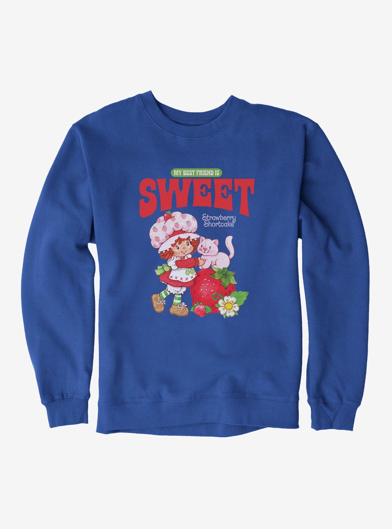 Strawberry Shortcake & Custard Vintage My Best Friend Is Sweet Sweatshirt, , hi-res