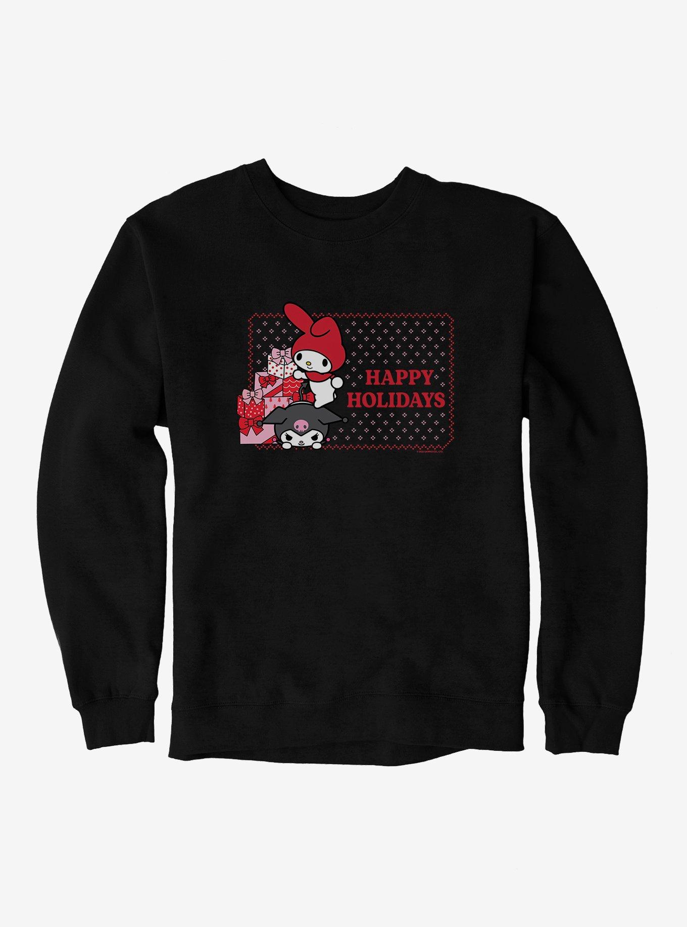 My Melody & Kuromi Holiday Presents Ugly Christmas Sweatshirt, , hi-res
