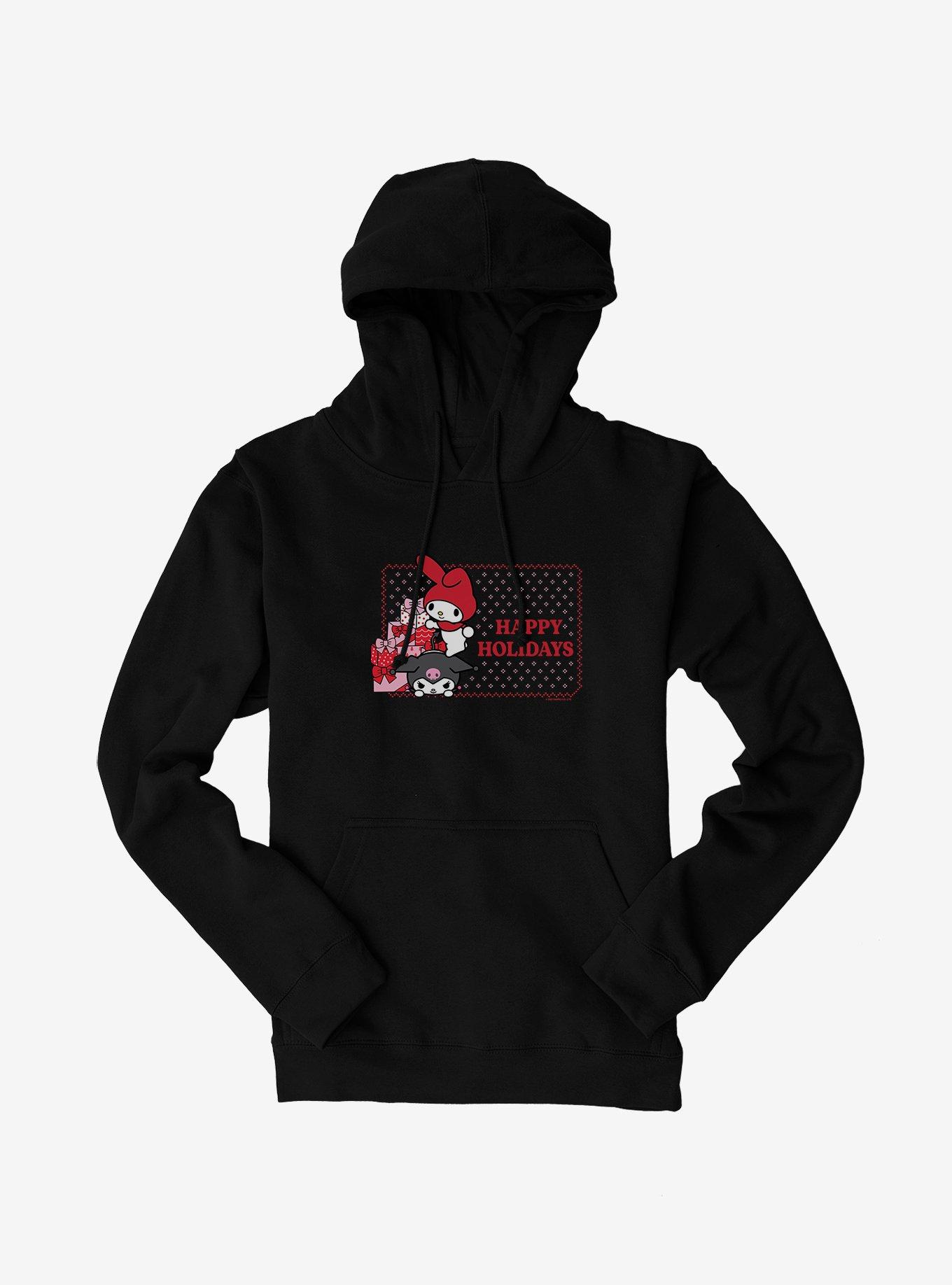 My Melody & Kuromi Holiday Presents Ugly Christmas Hoodie, , hi-res