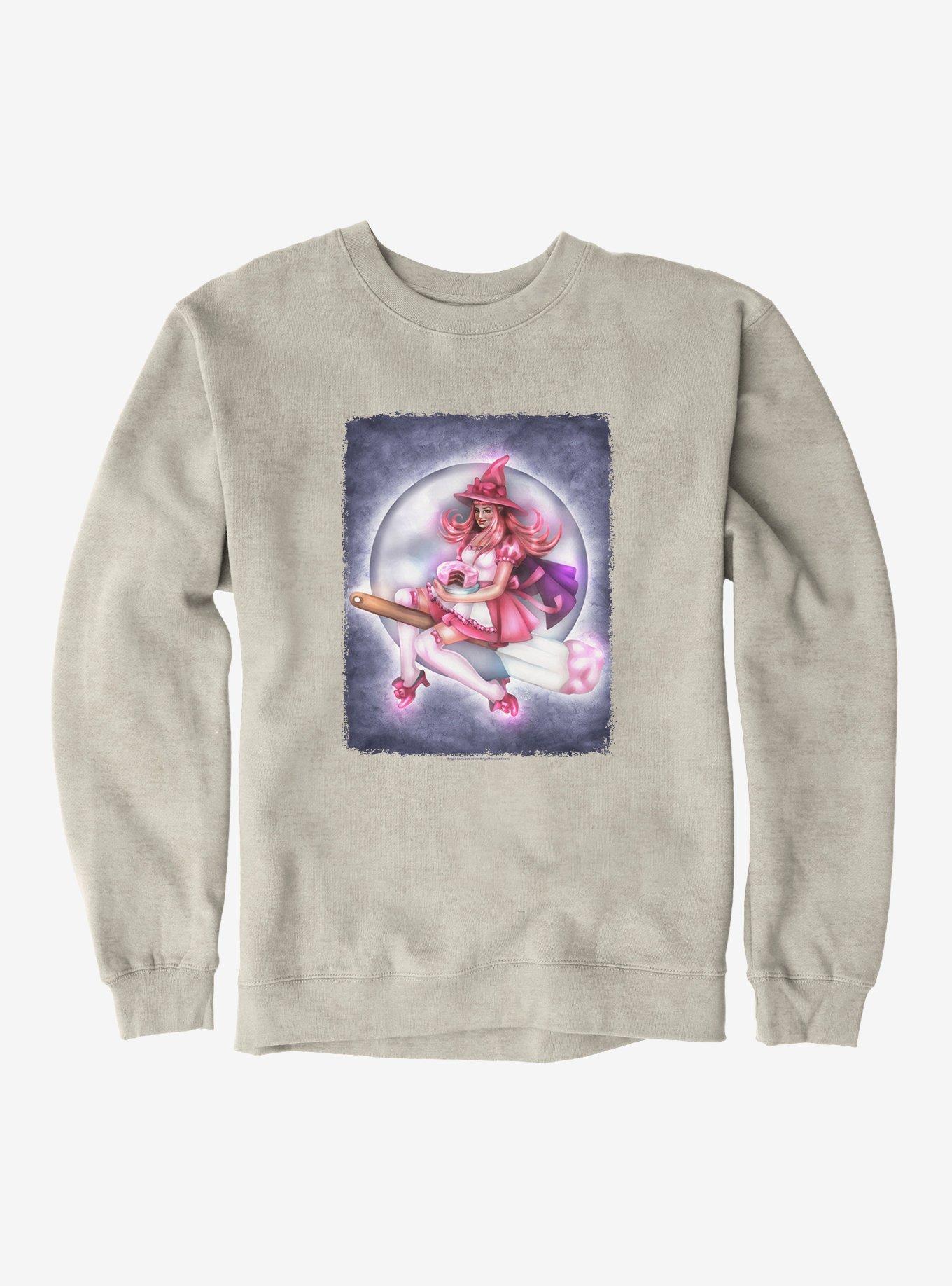 Frosted Fantasia Witch Sweatshirt by Brigid Ashwood, , hi-res