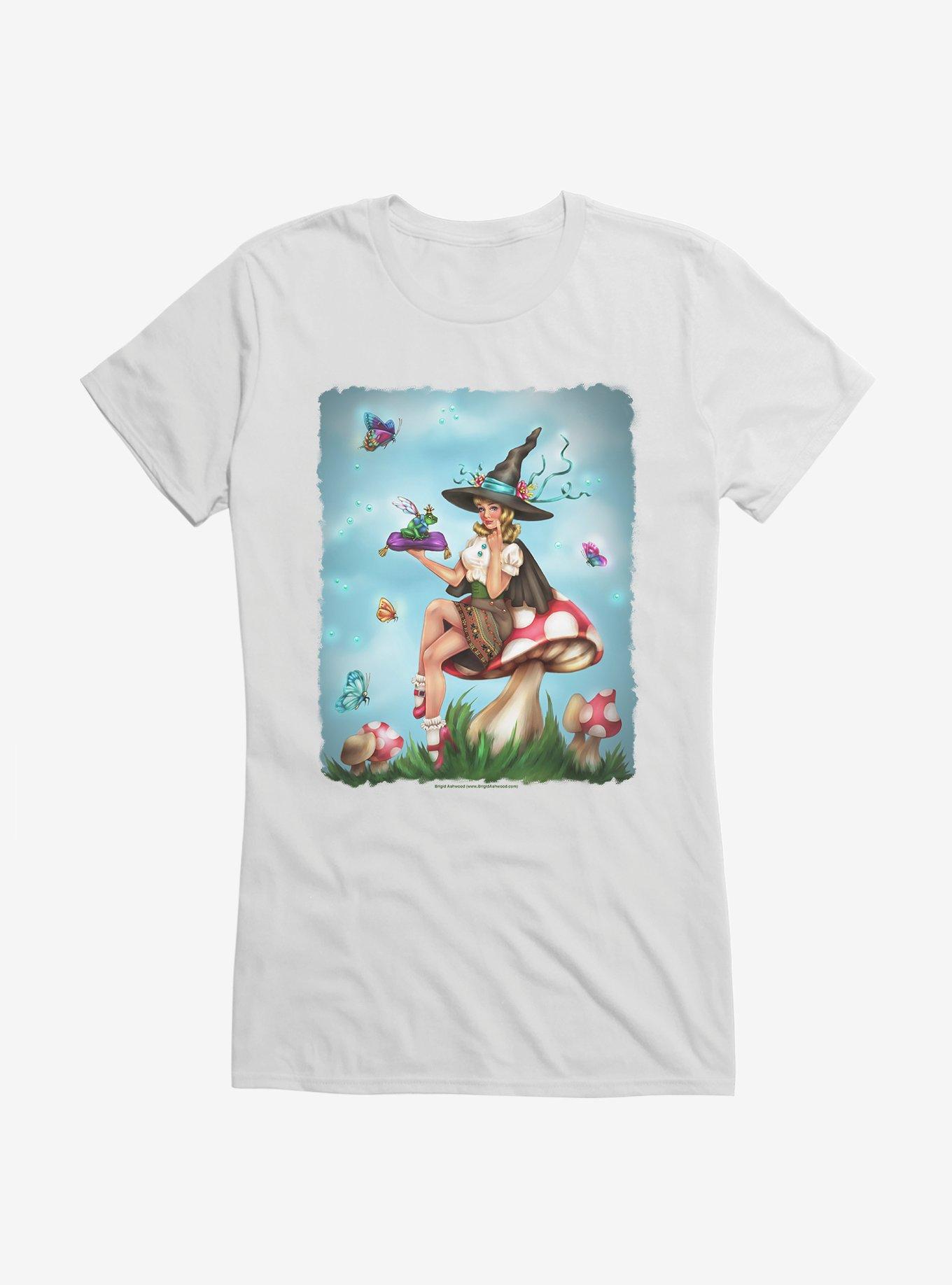 Frog Prince Girls T-Shirt by Brigid Ashwood