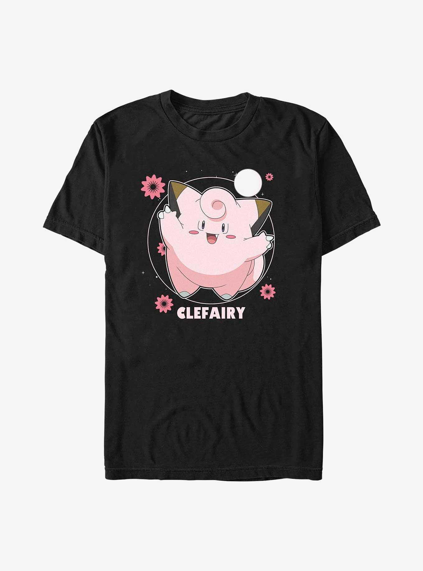 Pokemon Clefairy Dance T-Shirt, BLACK, hi-res