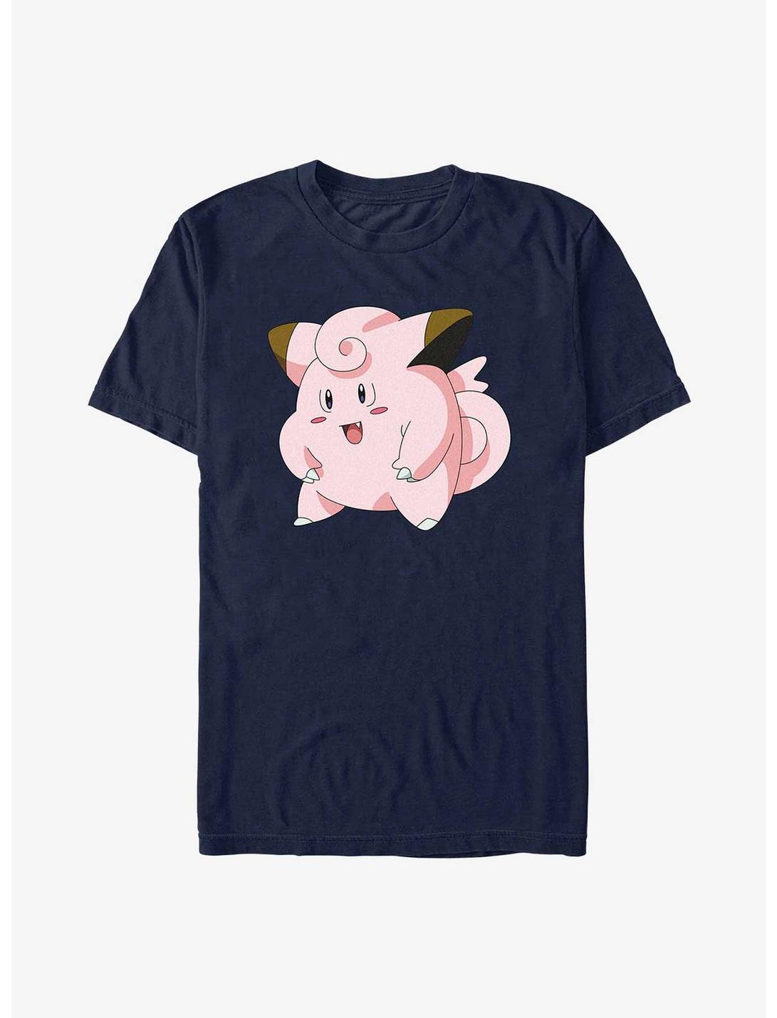 Pokemon Clefairy Pose T-Shirt, NAVY, hi-res