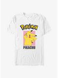 Pokemon Pikachu Pose T-Shirt, WHITE, hi-res