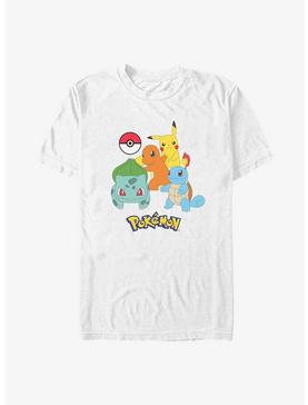 Plus Size Pokemon Pokeball Starters T-Shirt, , hi-res