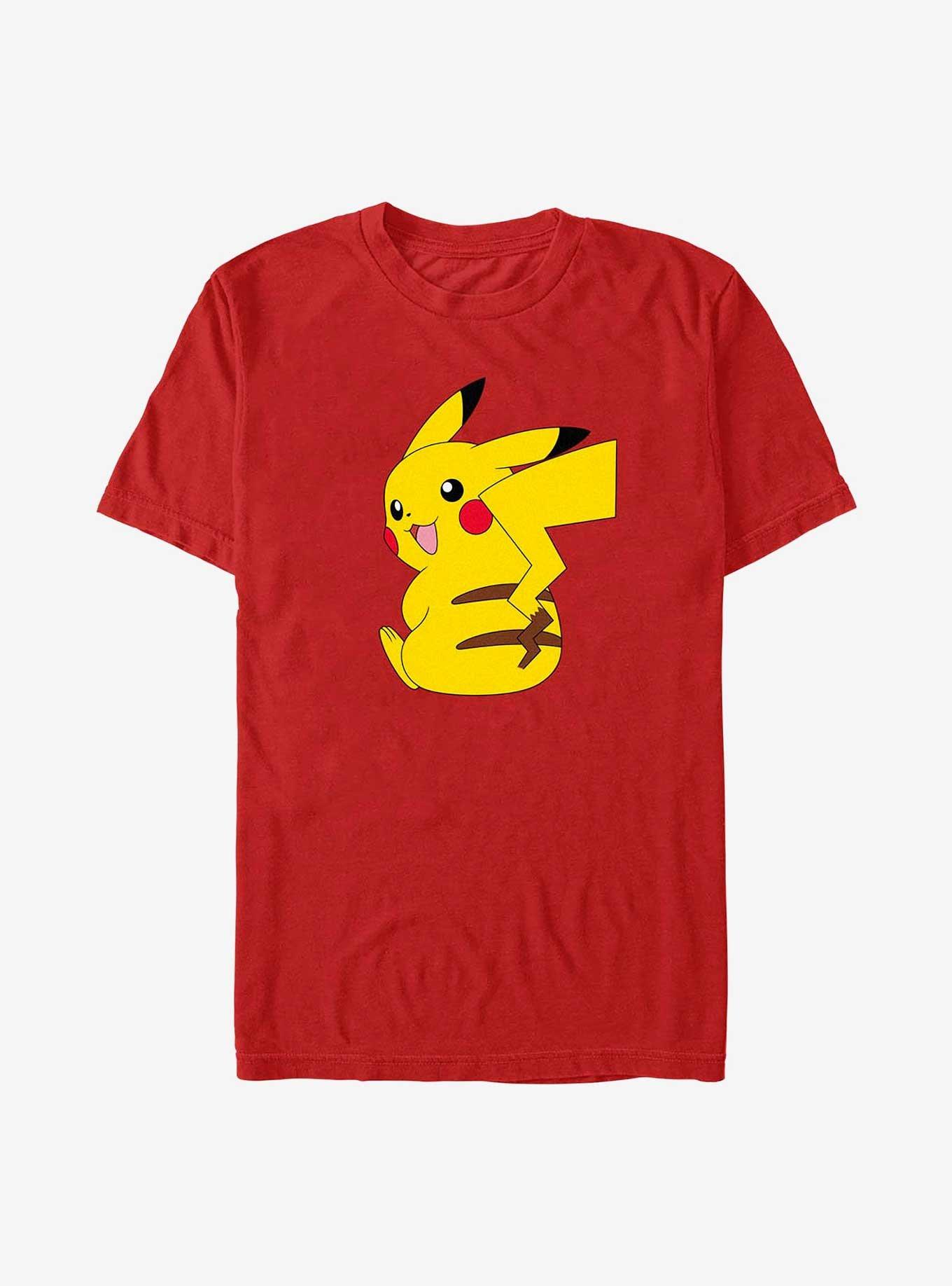Pokemon Pikachu Back T-Shirt - RED | BoxLunch
