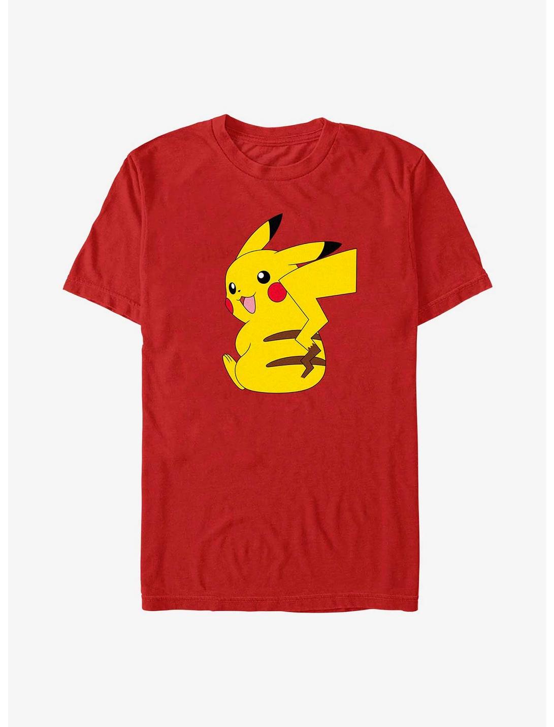 Pokemon Pikachu Back T-Shirt, RED, hi-res