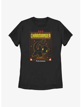 Pokemon Charmander Grid Womens T-Shirt, , hi-res
