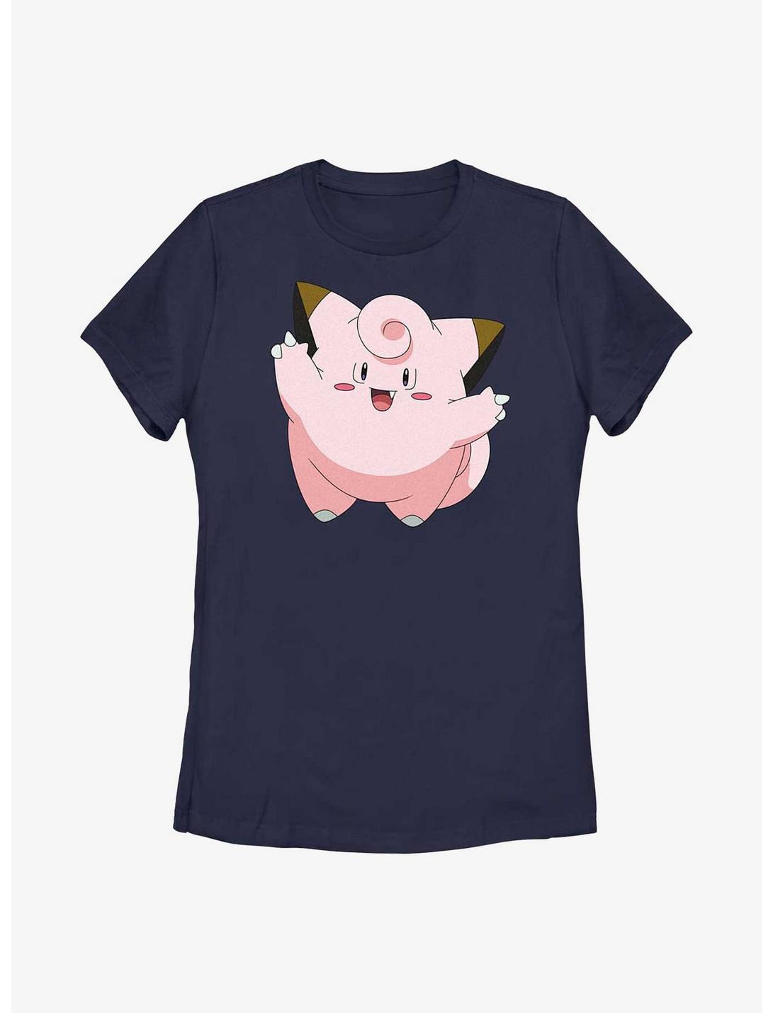 Pokemon Clefairy Womens T-Shirt, NAVY, hi-res