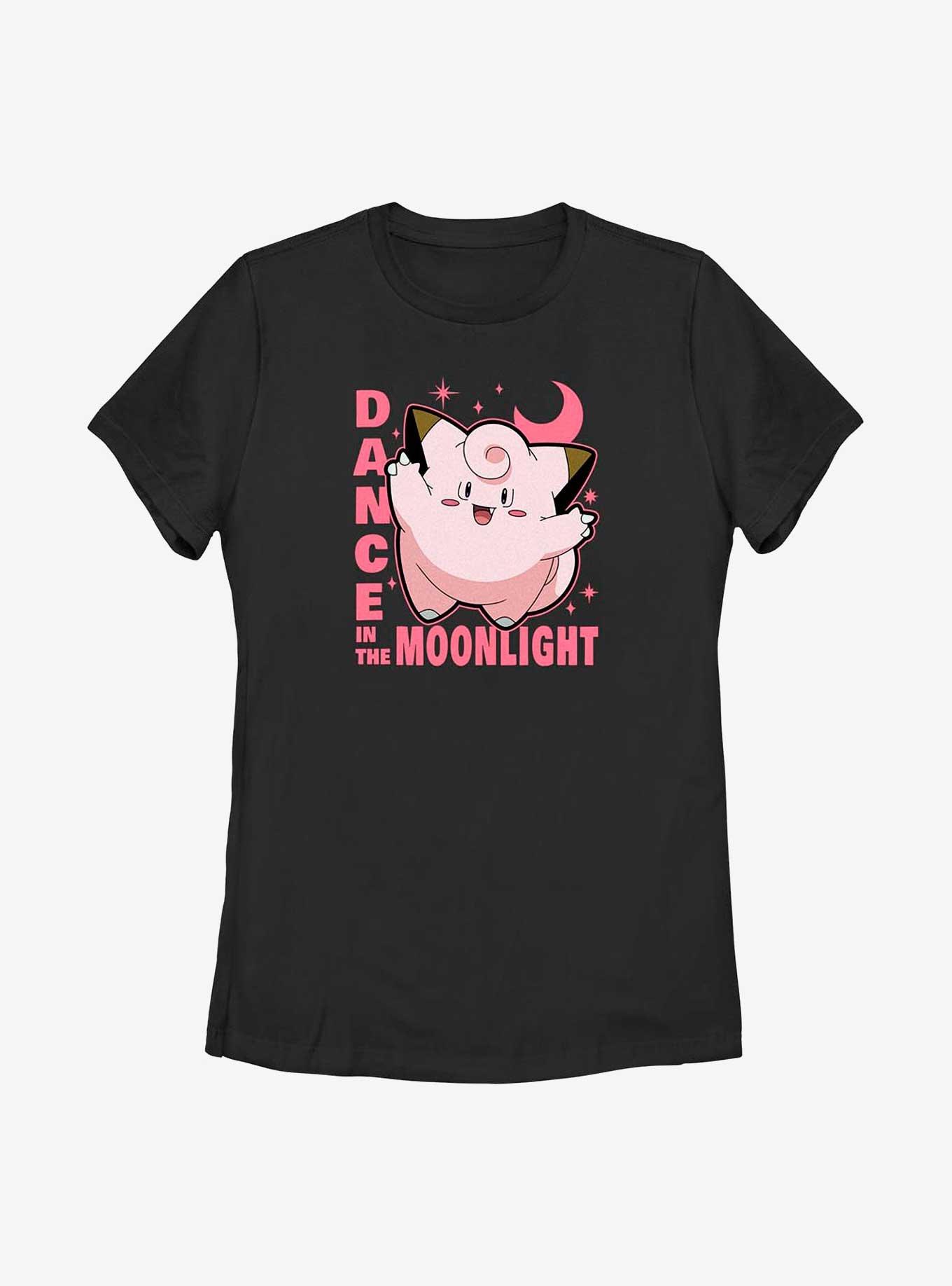 Pokemon Clefairy Dance In The Moonlight Womens T-Shirt, , hi-res