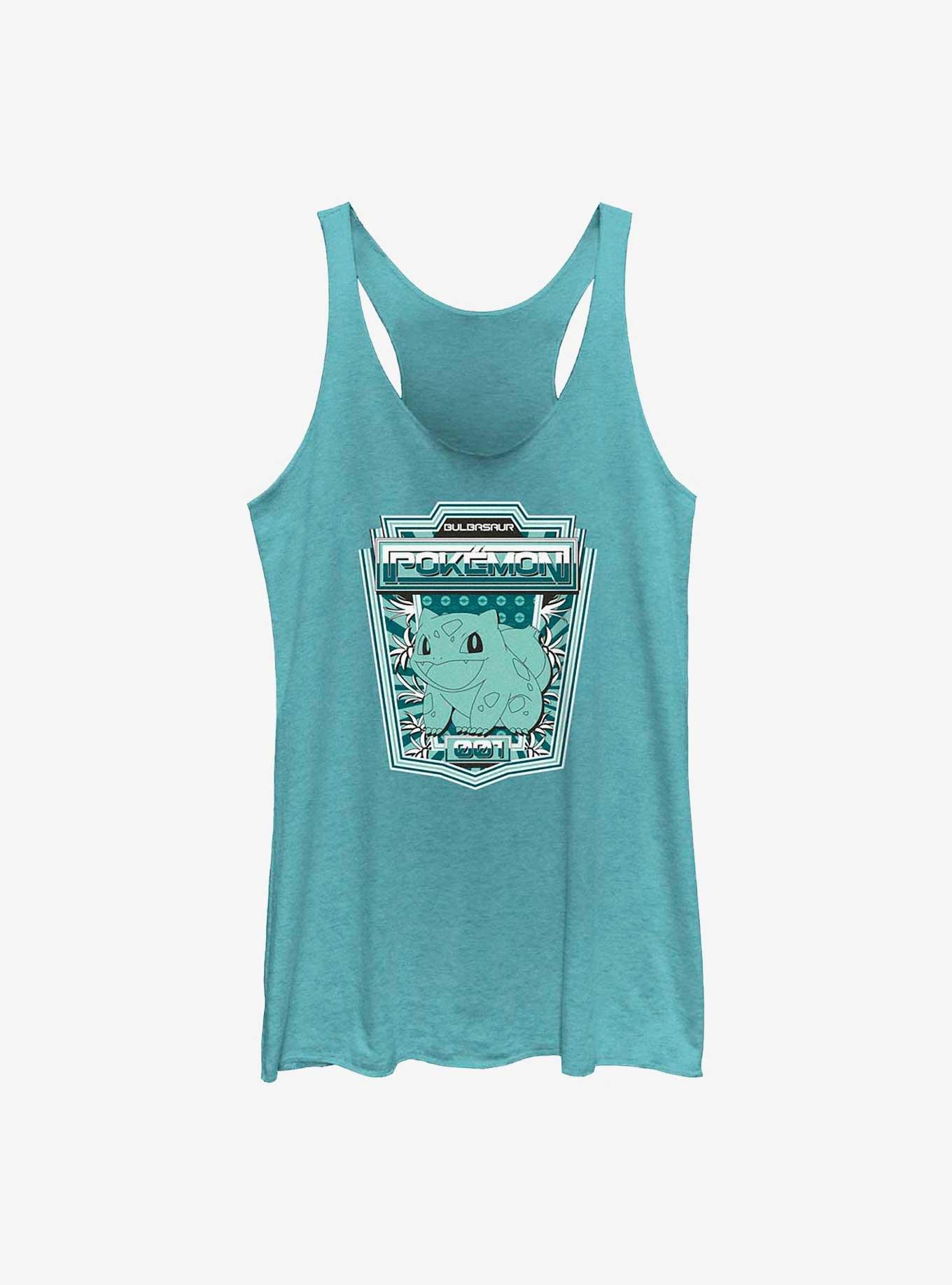 Pokemon Bulbasaur Badge Womens Tank Top, , hi-res