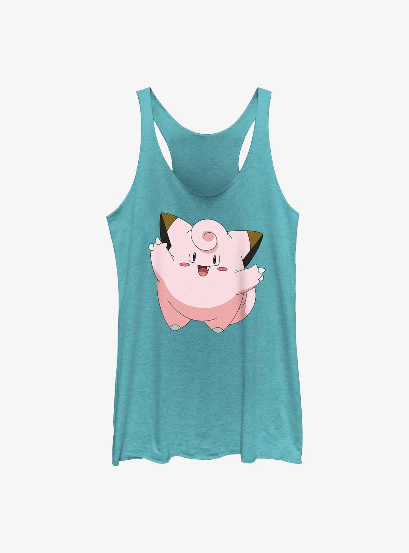 Pokemon Clefairy Womens Tank Top, TAHI BLUE, hi-res
