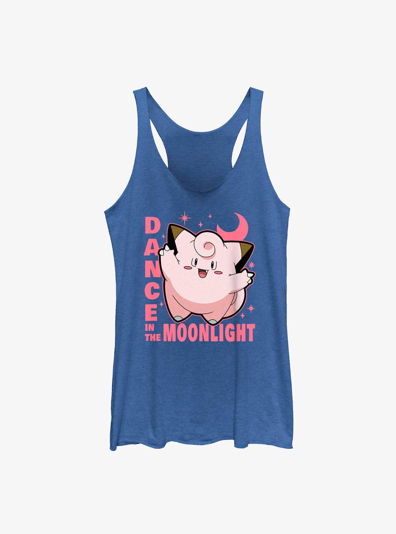 Pokemon Clefairy Dance In The Moonlight Womens Tank Top, ROY HTR, hi-res